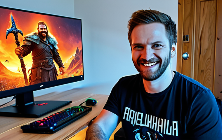 오딘 발할라 라이징 실시간 스트리밍 팁 - Engaging Intro**

"A friendly streamer with a big smile, wearing a comfortable gaming t-shirt, wavin...